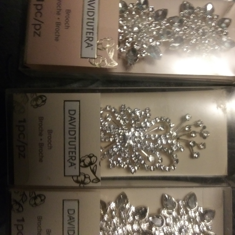 Davidtutera Brooches 3 pc